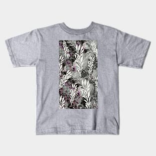 Leafy greys Kids T-Shirt